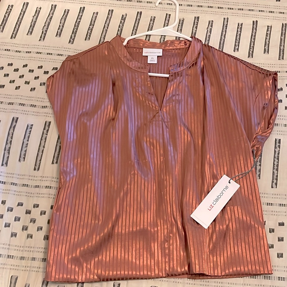 Metallic blouse
